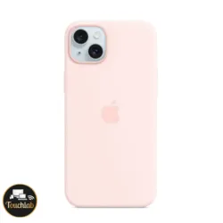 מגן סיליקון מקורי Apple iPhone 15 Plus עם חיבור MagSafe - יבואן רשמי