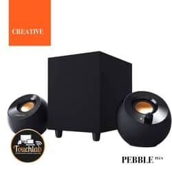 רמקולים Creative Pebble Plus 2.1 USB - יבואן רשמי
